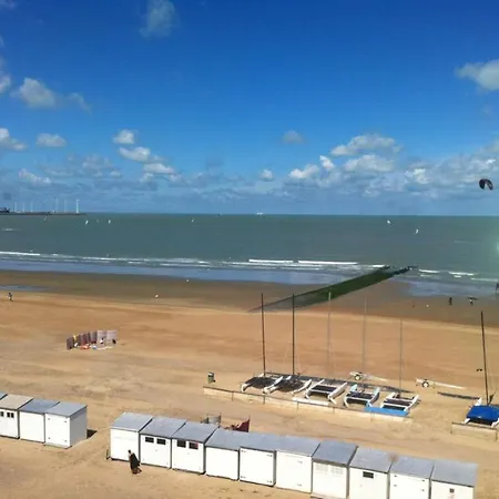 Seafront On Seawall Of Knokke-duinbergen Knokke-Heist